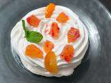 Pavlova à l’orange sanguine