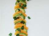 Salade avocat-orange