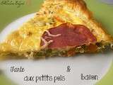 Tarte multicolore [petit-pois & son Bacon]