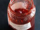 Confiture aux fraises et safran