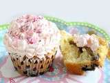 Cupcakes aux myrtilles et au chocolat blanc