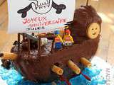 Gâteau au yaourt parfum chocolat (Gâteau bateau de pirates)