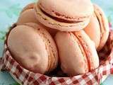 Macarons à la confiture de fraises