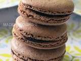 Macarons banania - Macarons tout chocolat