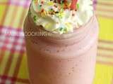 Milk-shake framboises et vanille