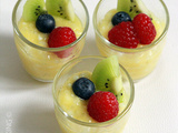 Perles de tapioca mango-coco et fruits frais