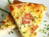 Quiche lorraine sans pâte