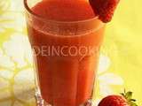 Smoothie fraise-orange