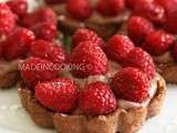 Tartelettes chocolat aux framboises