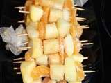 Brochettes de fruits d'hiver