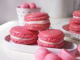 Macarons aux fraises Tagada Pink