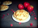 Mini apple-cranberry pies super vanillées
