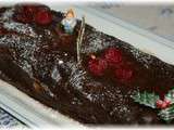 Bûche Chocolat-framboises