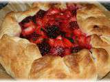 Tourte aux fruits rouge