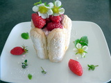 Petite charlotte mascarpone aux fruits rouges