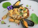 Rösti aux légumes d’automne moules aux épices indiennes