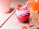 Cupcake daiquiri fraise