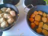 Nuggets de poulet et frites de polenta