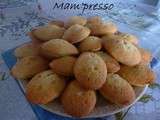 Madeleines au miel de sapin de Franche-Comté