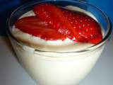 Surprise de mascarpone aux fraises