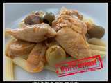 Aiguillettes de poulet aux olives