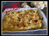 Gratin de chou fleur aux crevettes et au curry