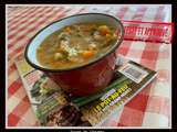 Soupe de légumes et haricots à la graisse d'oie