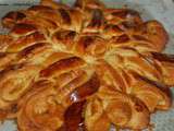 Brioche spirale infernale au caramel beurre salé