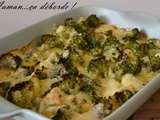 Brocoli façon tartiflette