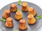 Cannelés saumon et fromage frais ail et fines herbes