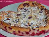 Clafoutis framboise et mascarpone