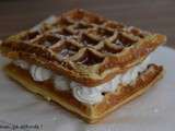 Gaufre à la chantilly