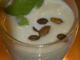 Mousse de kiwi au sirop d’agave