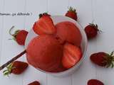 Sorbet à la fraise selon Michalak