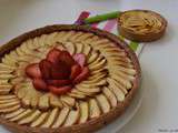 Tarte aux pommes à la fraise