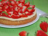 Tarte sablée aux fraises