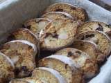 Biscotti aux amandes et cranberries