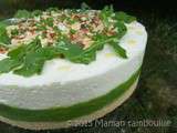 Cheesecake aux petits pois