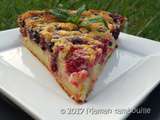 Clafoutis aux mûres et framboises