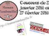 Concours avec la boutique science et vie {partenariat}