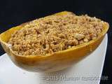 Courge spaghetti crumble