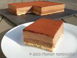 Entremet craquant au chocolat caramel