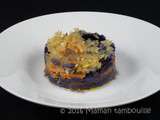 Gratin de patate douce et vitelotte