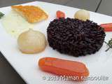 Haddock riz vénéré et légumes glacés