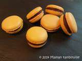 Macarons chocolat au lait/fruits de la passion