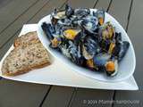 Moules au roquefort