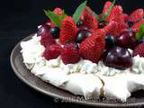 Pavlova aux fruits rouges