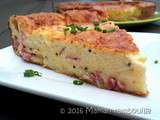 Quiche sans pâte lardons et moutarde