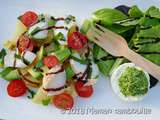 Salade au haddock et pesto à l’ail des ours