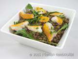 Salade de lentilles au haddock